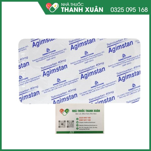 Agimstan 40mg thuốc điều trị tăng huyết áp, suy tim